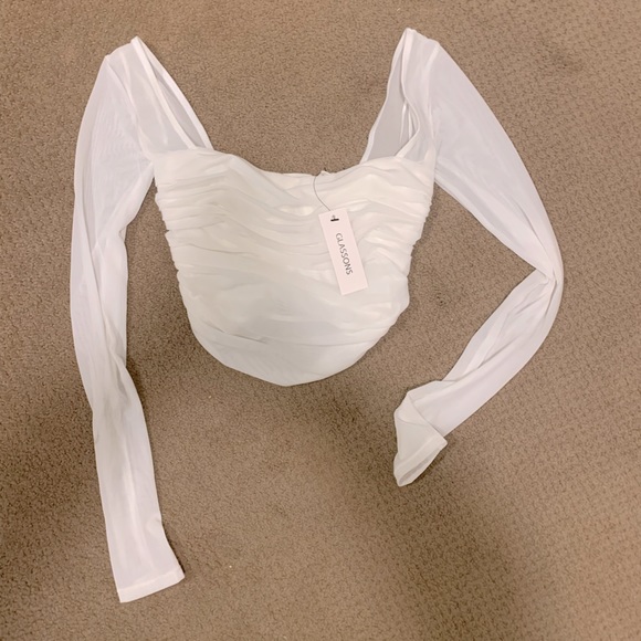 Glassons Tops - Glassons Long sleeve sheer blouse
